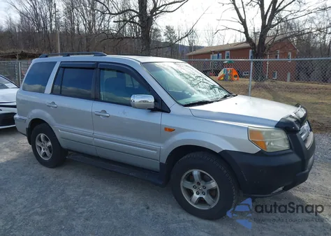2006 Honda Pilot Ex from USA, damaged, VIN 2HKYF18496H553496